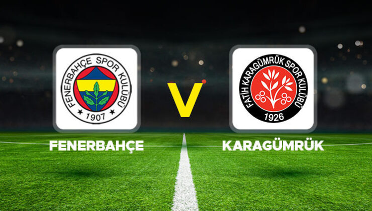 Fenerbahçe – Fatih Karagümrük maçı canlı (Süper Lig)