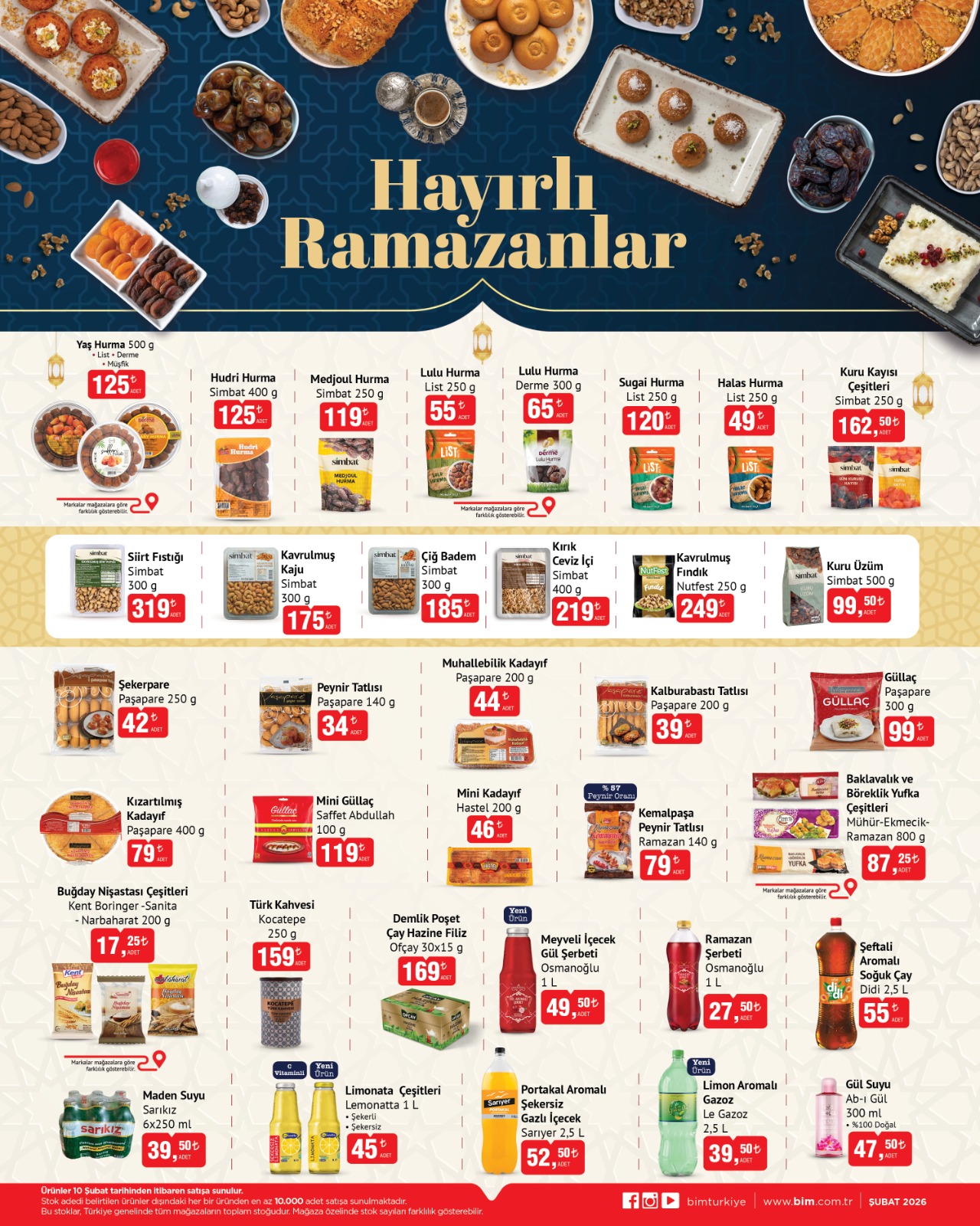 BİM Ramazan Kampanyasıyla Rafları Doldurdu